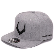 HATLANDER grey wool snapback 3D pierced baseball cap for men and women