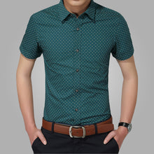 New Turn-down Collar Slim Fit Short Sleeve